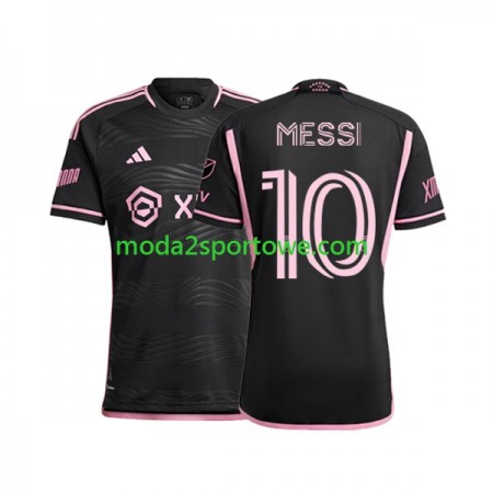 Koszulka Inter Miami Lionel Messi 10 Wyjazdowe Stroje Piłkarskie 2023 Krótki Rękaw